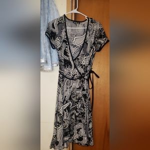 Vintage Apt 9 Paisley Wrap Dress, Women's size S